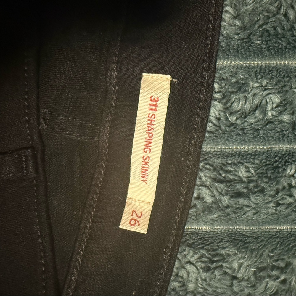 Levi's Black 311 Shaping Skinny Jeans